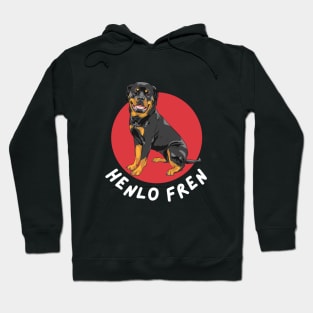 Henlo Fren Rottweiler Doggo Hoodie